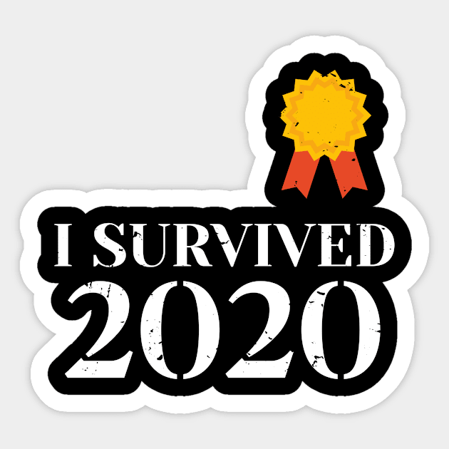 I Survived 2020 Sticker by PixelArt